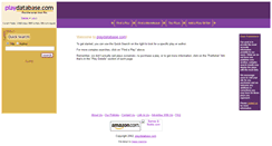 Desktop Screenshot of playdatabase.com