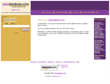 Tablet Screenshot of playdatabase.com